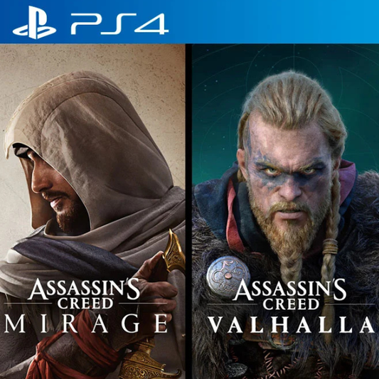 Assassin's Creed® Bundle (Mirage-Valhalla) – PS4 Digital Game Access | Instant Delivery | Works Worldwide